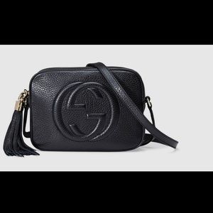 Gucci small leather disco bag